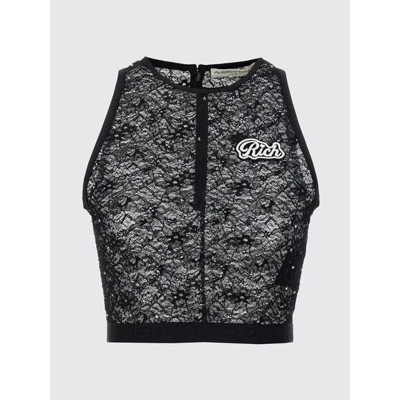 Alessandra Rich Top Woman Black